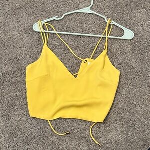Superdown Sunny Yellow Strappy Camisole